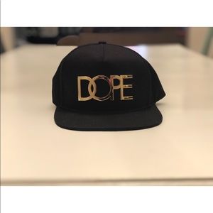 •Gold DOPE SnapBack•